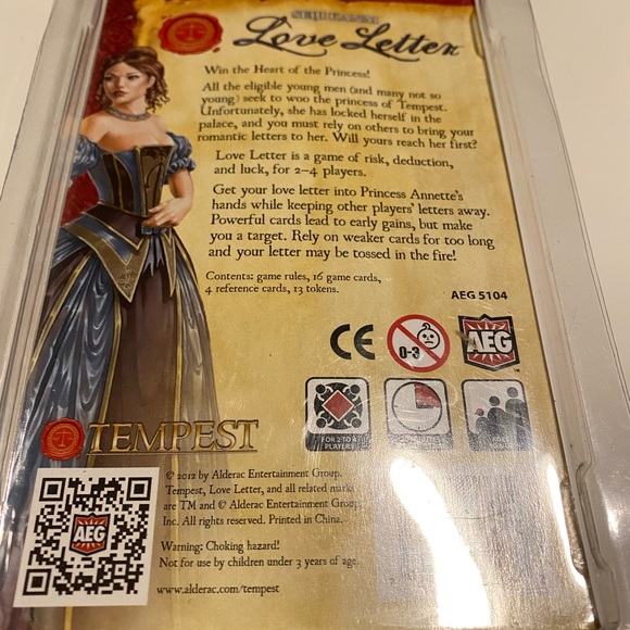 Love letter game BNIB sealed cards never played with. - Picture 2 of 2